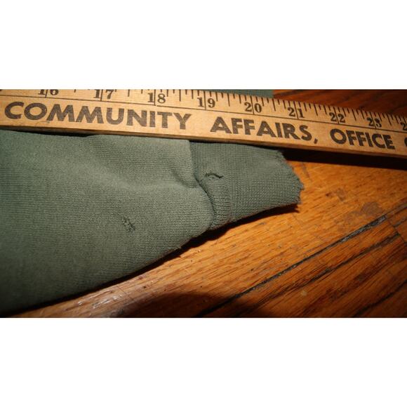 Vintage 90s Starter Faded Dark Green XL Crewneck Sweatshirt Embroider Logo - Picture 9 of 11